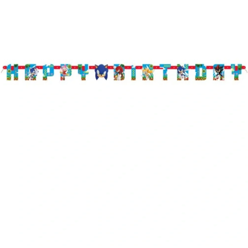 Sonic the Hedgehog Birthday Banner